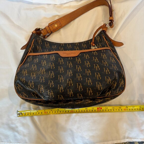 Dooney & Bourke Dark Brown Monogram Purse - Picture 6 of 10
